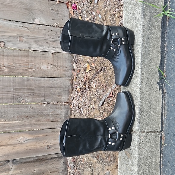 Brothers & Sons Shoes Brothers Sons Motorcycle Black Leather Boots